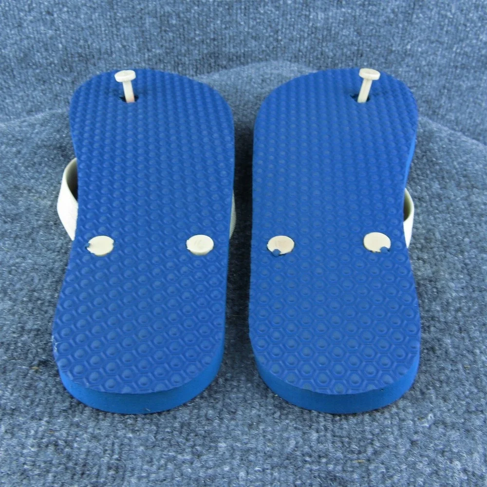 Koa kea  Men Flip Flop Sandals‎ White Synthetic Slip On Size 11.5 Medium